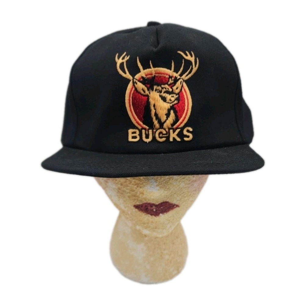 Vintage 90s Bucks Cigarettes Buck the System Embroidered Snapback Hat